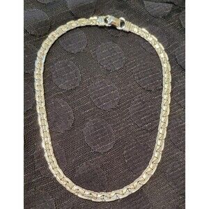 Vintage Coro Silver-Tone Byzantine Chain Necklace - 1960s